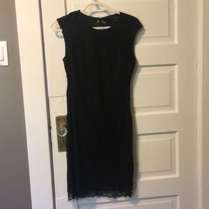 Guess black lace dress